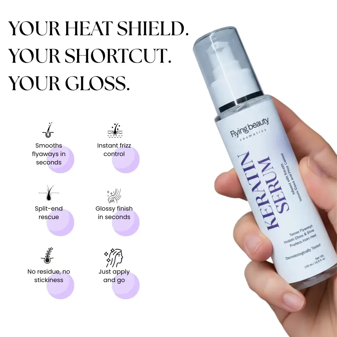 Keratin Hair Serum (120ml) - Flying Beauty