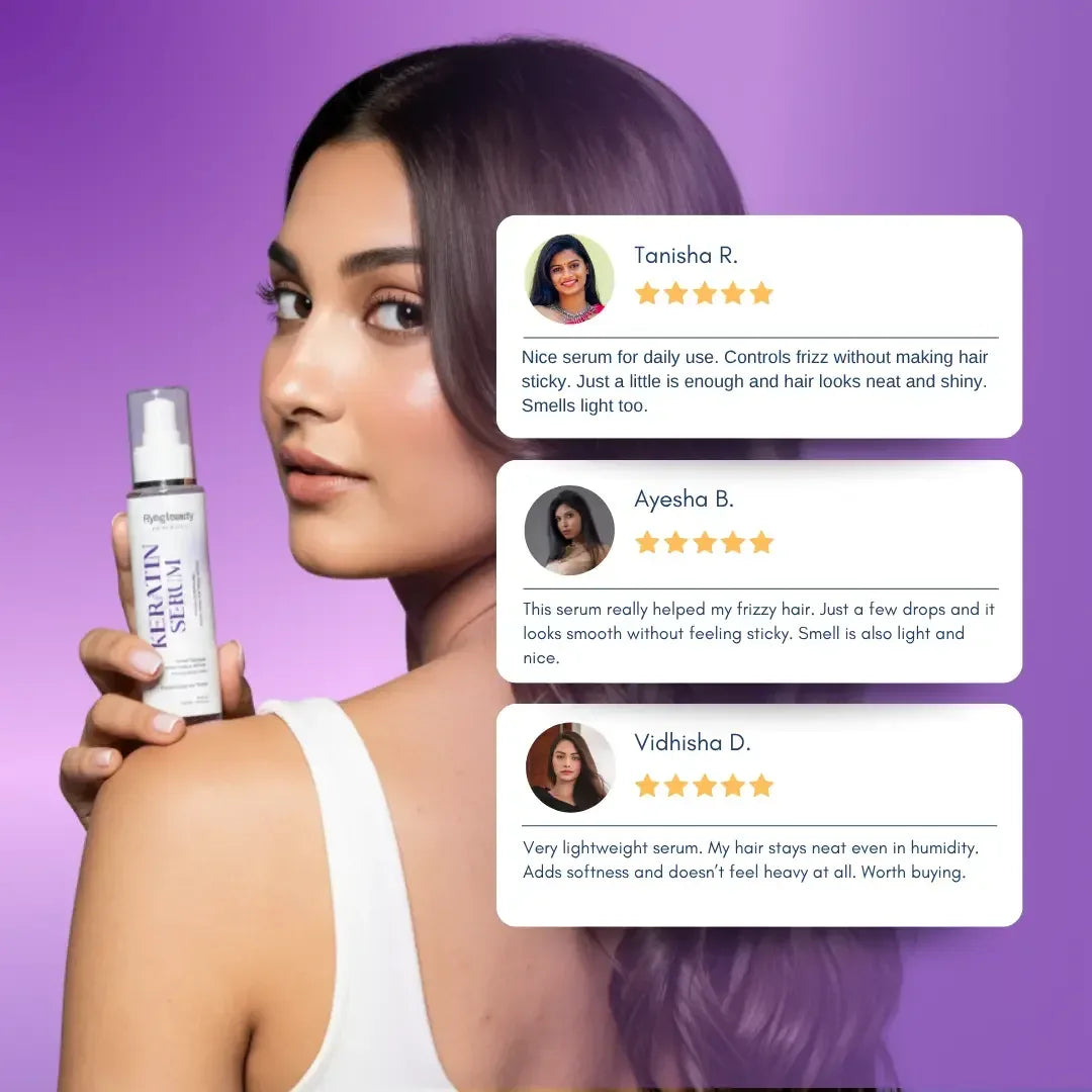 Keratin Hair Serum (120ml) - Flying Beauty